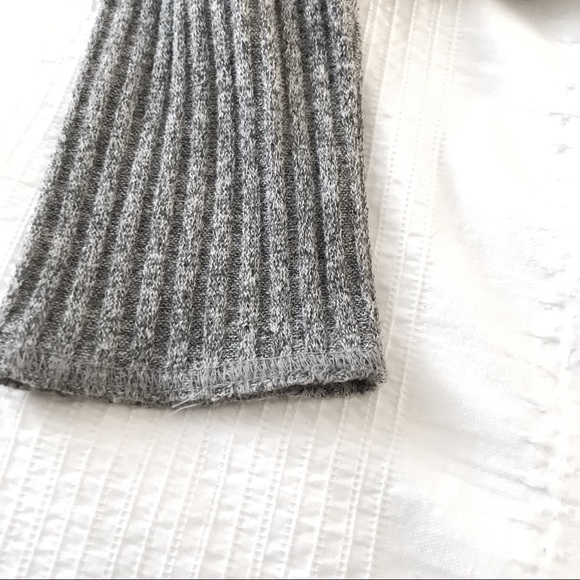 ARITZIA WILFRED FREE MARIE LIGHT GREY MOCK NECK LONG SLEEVE KNIT SWEATER DRESS - Picture 8 of 10